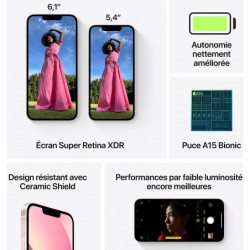 APPLE iPhone 13 Mini 128 Go Rose