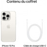 APPLE IPHONE 15 PRO 256 GO Titane Blanc