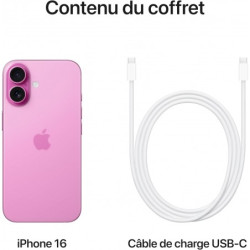 APPLE IPHONE 16 128 GO Rose BAISSE