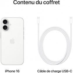 APPLE IPHONE 16 256 GO Blanc