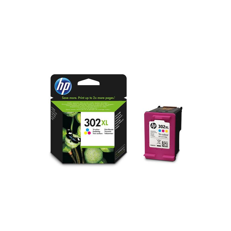 HP 302 XL 3 couleurs 330 pages OJ4650 MC 60 