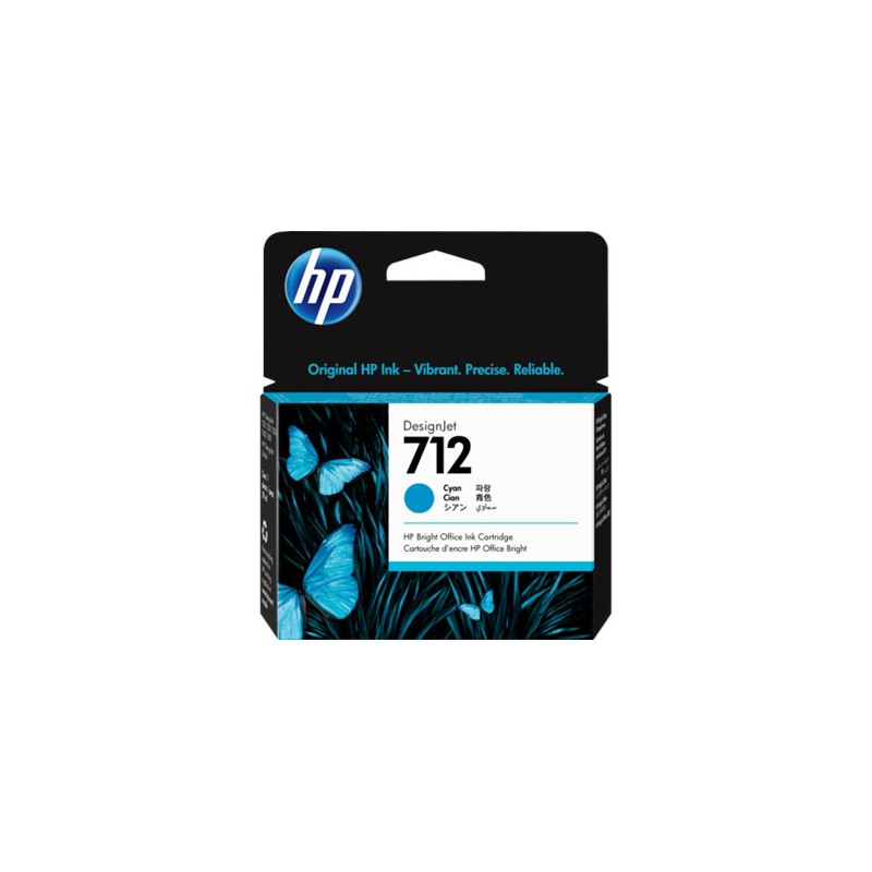 CRT HP 712 29 ml Cyan DesignJet Ink Cartridge