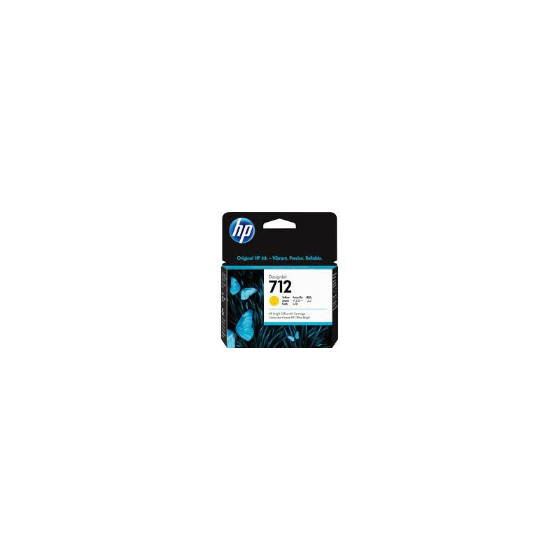 CRT HP 712 29 ml Yellow DesignJet Ink Cartridge