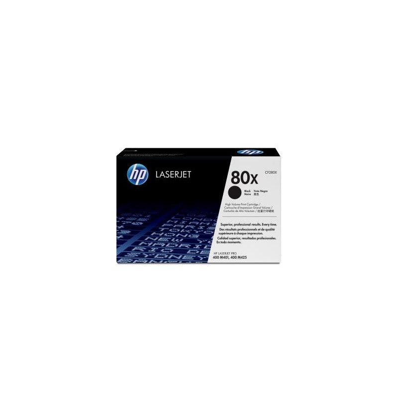HP 80X Toner CF280X noir 6 9K LJP MFP M401 Haute Capacité