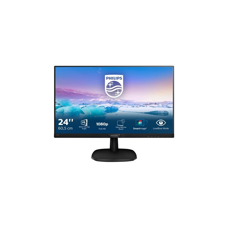 23 8 Philips V line 243V7QDAB LED FHD 1920x1080 HDMI DVI VGA HP