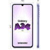 SAMSUNG GALAXY A34 A346 5G 128GO VIOLET Europe