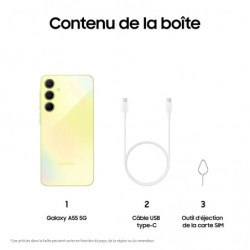 SAMSUNG GALAXY A55 A556 5G 128 Go JAUNE Etranger