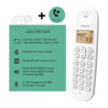 TELEPHONE SANS FIL MAINS LIBRES ILOA 150 BLANC LOGICOM