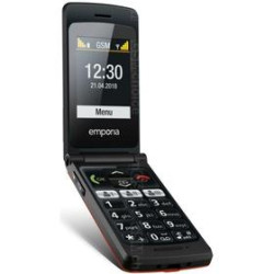 TELEPHONE SENIOR EMPORIA FLIP BASIC ROUGE CLAPET 3G TOUCHE SO