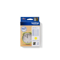 BROTHER Cartouche Encre LC125XLY Très haute Capacité Jaune 1 200
