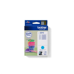 BROTHER Cartouche Encre LC221C Cyan 260 pages