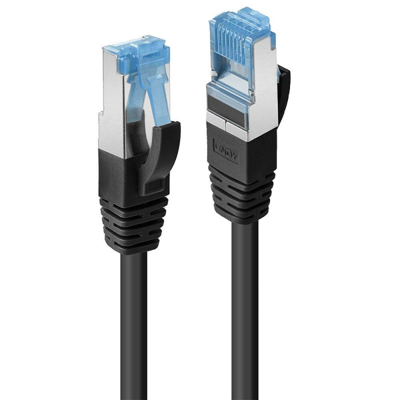 Câble réseau Noir Cat 6A S FTP LSZH 1m