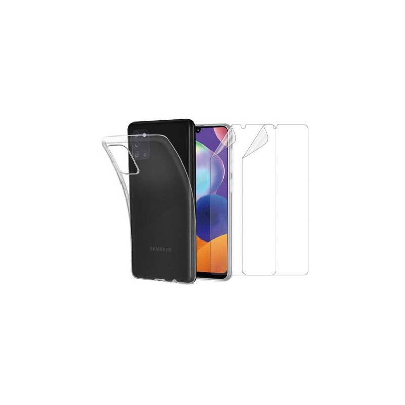 Pack Samsung A31 Coque Film protecteur